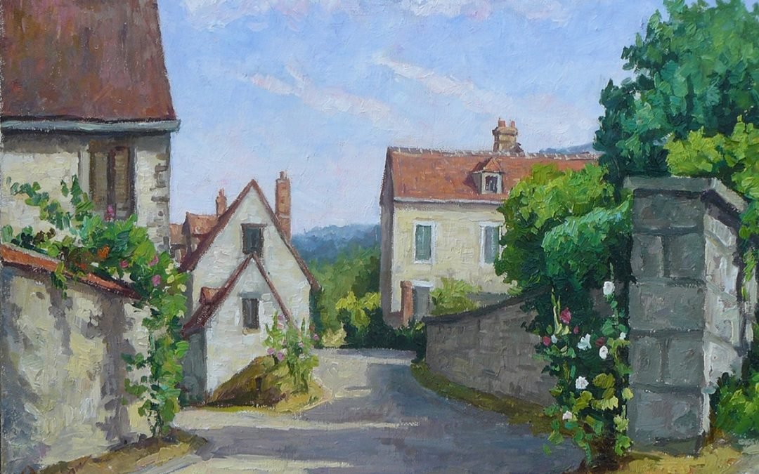 Colină pitorească în Giverny