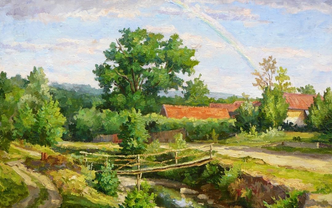 Peisaj de la Bughenii de Jos